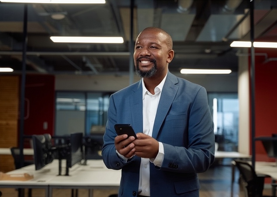 Man in Office